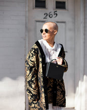 BROCADE PRINT JACKET