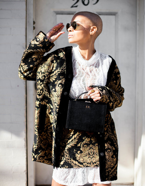 BROCADE PRINT JACKET