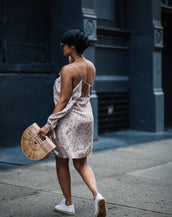 CUTOFF FLORAL DRESS