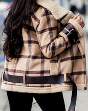 CARAMEL MOTO COAT